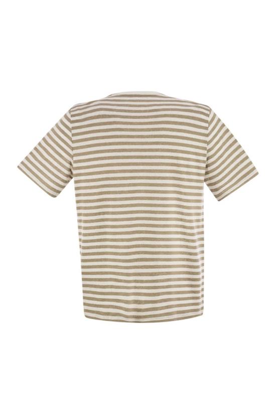 25SS 마제스틱필라쳐 반팔 티셔츠 S25M448 677 WHITE BEIGE - MAJESTIC FILATURES