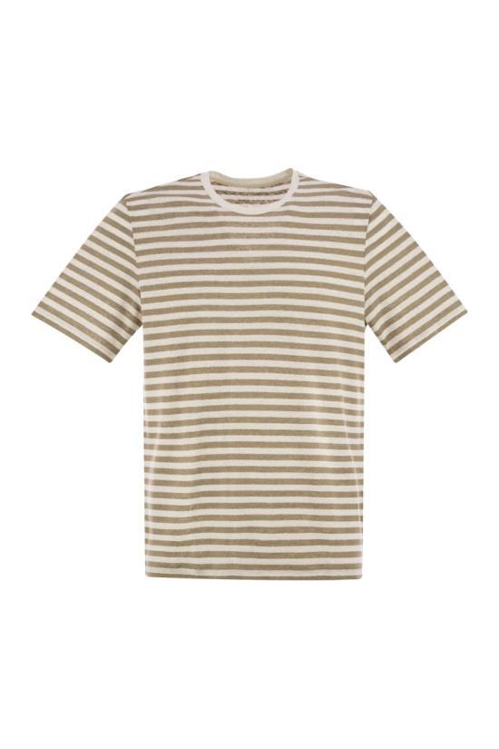 25SS 마제스틱필라쳐 반팔 티셔츠 S25M448 677 WHITE BEIGE