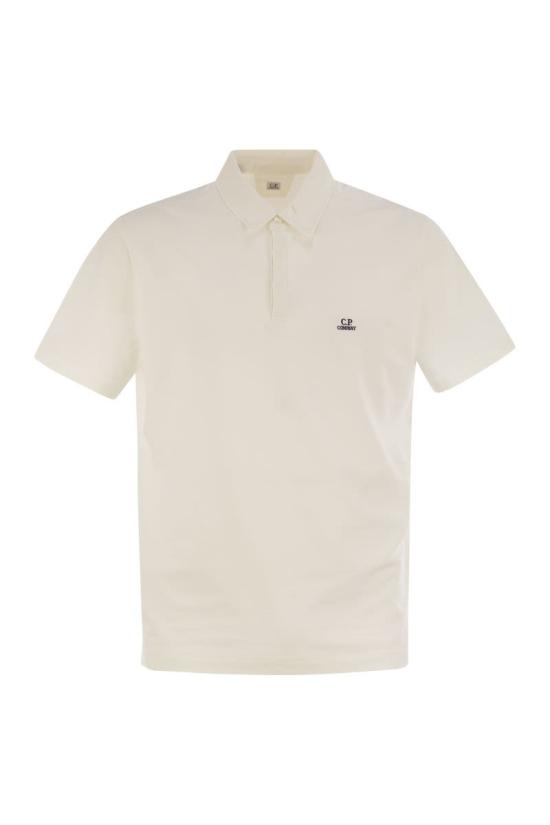 25SS 씨피 컴퍼니 폴로 티셔츠 18CMPL165A 103 WHITE
