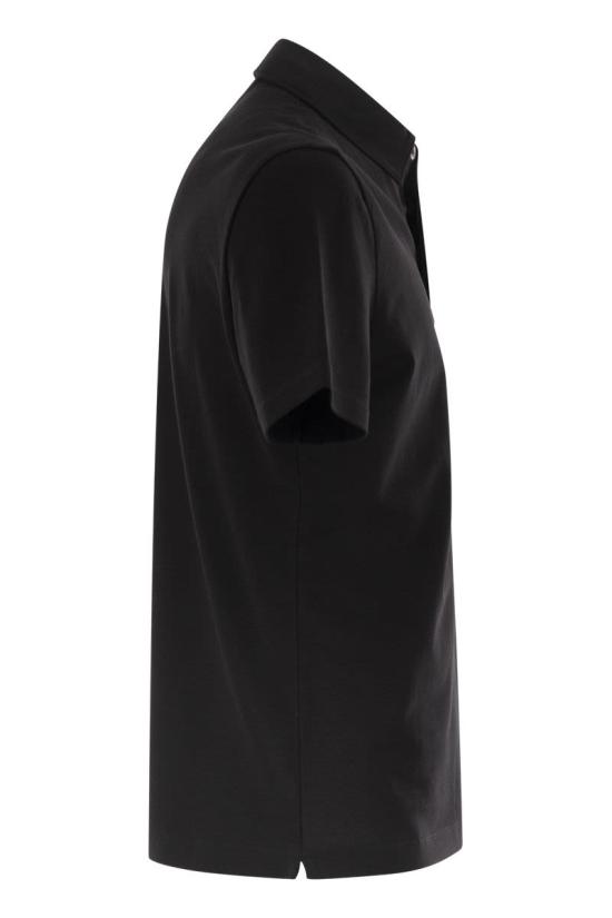 25SS 씨피 컴퍼니 폴로 티셔츠 18CMPL165A 999 BLACK - C.P. COMPANY