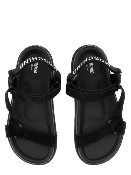 25SS 모스키노 샌들 MA16254I0M ME0000 BLACK - MOSCHINO