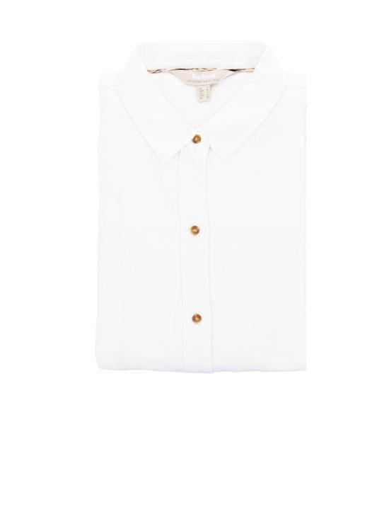 25SS 바버 셔츠 LSH1596LSHWH12 WHITE SAFARI DRESS TARTAN