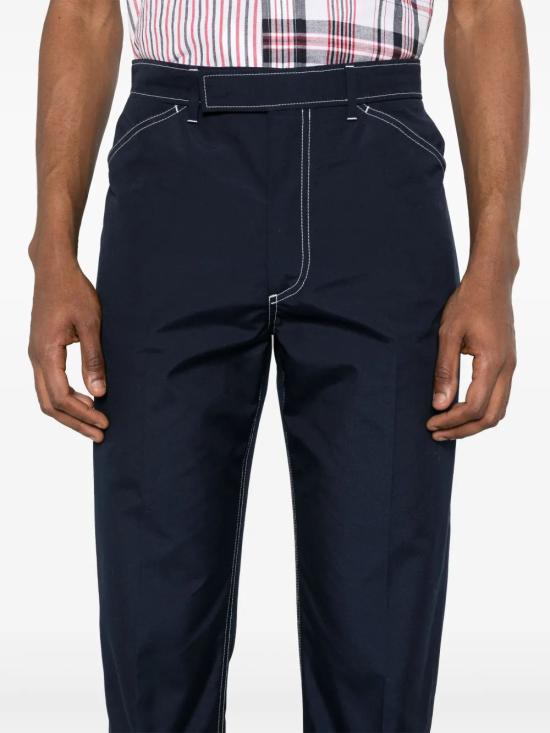 25SS 톰브라운 스트레이트 팬츠 MTU334S 04502415 AZUL MARINO - THOM BROWNE