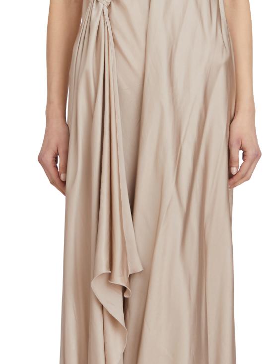 25SS 컬렉션 프리비 롱 원피스 LRA3036SATIN1507 BEIGE - COLLECTION PRIVEE