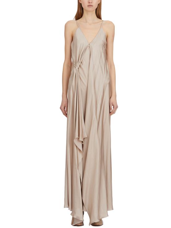 25SS 컬렉션 프리비 롱 원피스 LRA3036SATIN1507 BEIGE