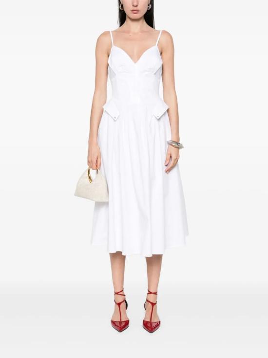 25SS 엘리자베타프랜치 미디 원피스 AB75252E2 360 AVORIO - ELISABETTA FRANCHI