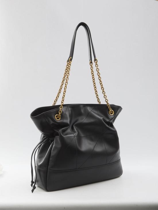 26FW 생로랑 제이미 토트 램스킨 809824AAB32 1000 BLACK - SAINT LAURENT