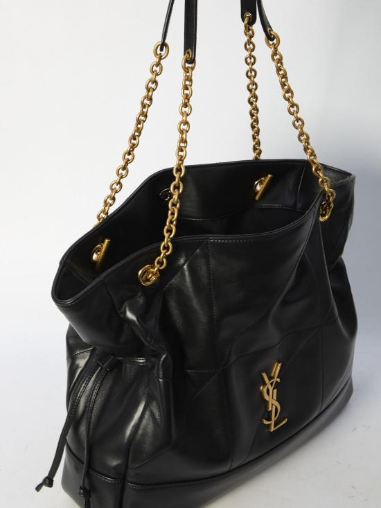 26FW 생로랑 제이미 토트 램스킨 809824AAB32 1000 BLACK - SAINT LAURENT