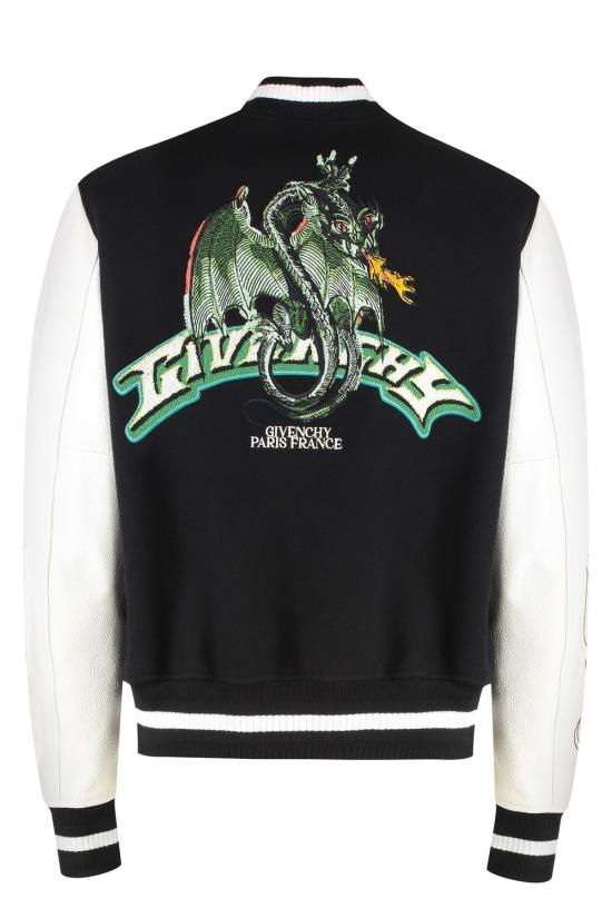  지방시 봄버 자켓 BM011S6Y2V 004 black - GIVENCHY