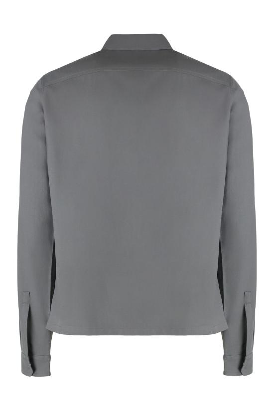  릭 오웬스 긴팔 셔츠 RL01D3234TWRP 118 grey - RICK OWENS