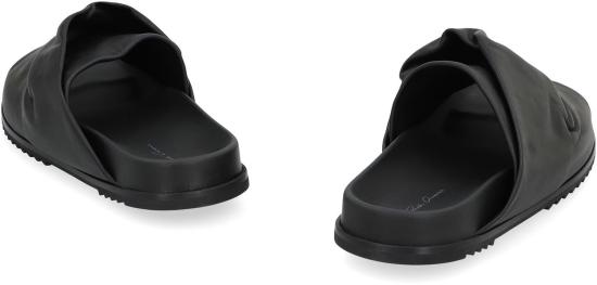  릭 오웬스 뮬/슬리퍼 RU01D3806LLP 09 black - RICK OWENS