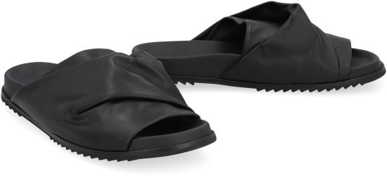  릭 오웬스 뮬/슬리퍼 RU01D3806LLP 09 black - RICK OWENS