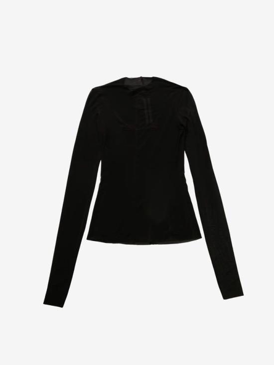 25SS 릭 오웬스 긴팔 티셔츠 RO01E7265 BZ09 BLACK