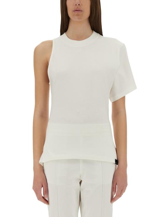25SS 쿠레쥬 반팔 티셔츠 225JTS201 JS01070001 WHITE