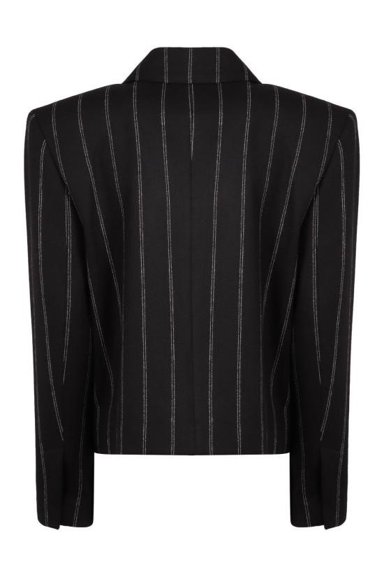  더 마네이 수트 자켓 BERTBLAZER PINSTRIPE black - THE MANNEI