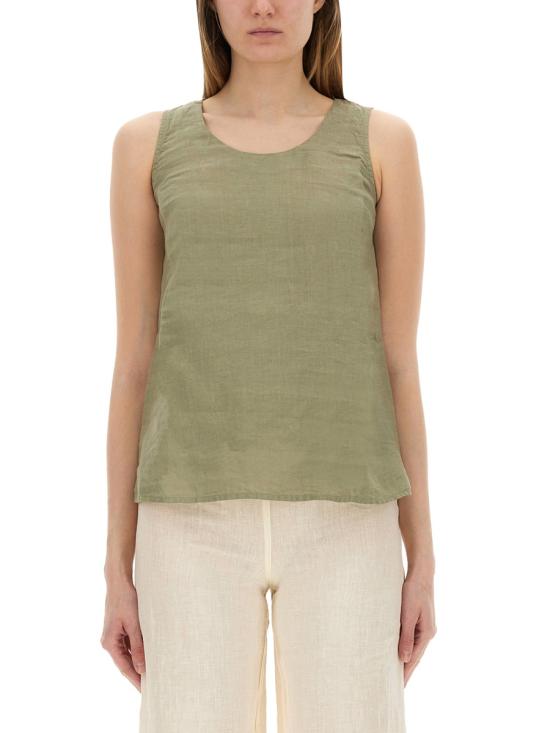 25SS 120 리노 민소매 티셔츠 32ALIW1PJD 000B317000035 GREEN