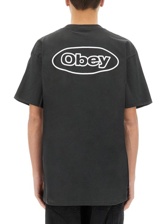 25SS 오베이 반팔 티셔츠 165264053 VINTAGEBLACK - OBEY