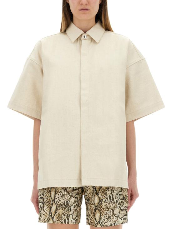 25SS 질샌더 셔츠 J40DL0166 J45285272 IVORY