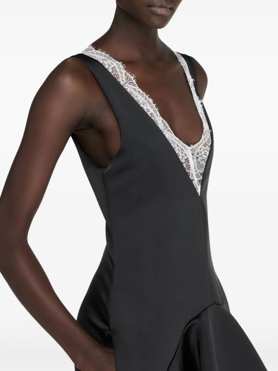 25SS JW앤더슨 미디 원피스 DR0490PG1761 999 BLACK - JW ANDERSON