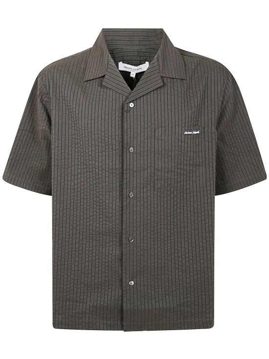 25SS 메종키츠네 반팔 셔츠 OM00421WC5032096 P391 GREEN