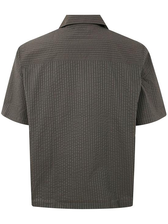 25SS 메종키츠네 반팔 셔츠 OM00421WC5032096 P391 GREEN - MAISON KITSUNE