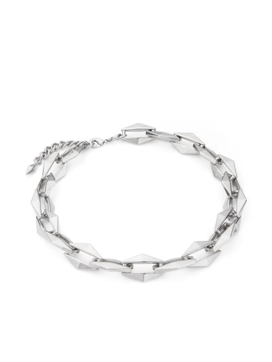 25SS 지미추 보석 DIAMONDCHNNECKLACECZIANTIQUESILVER ANTIQUE SILVER - JIMMY CHOO