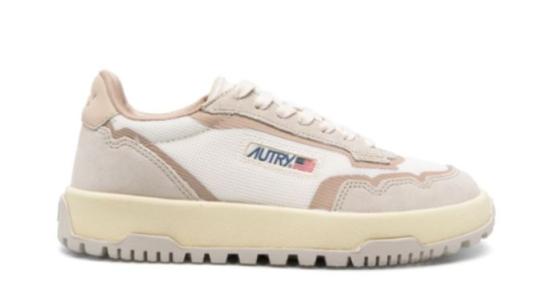 25SS 오트리 WILDPACE 로우 스니커즈 코듀라 앤 가죽 LDLWAK03DRAGONNABUKSAND - AUTRY