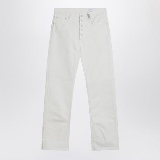 25SS 알렉산더 맥퀸 스트레이트 팬츠 828714QYAAE 9000 WHITE