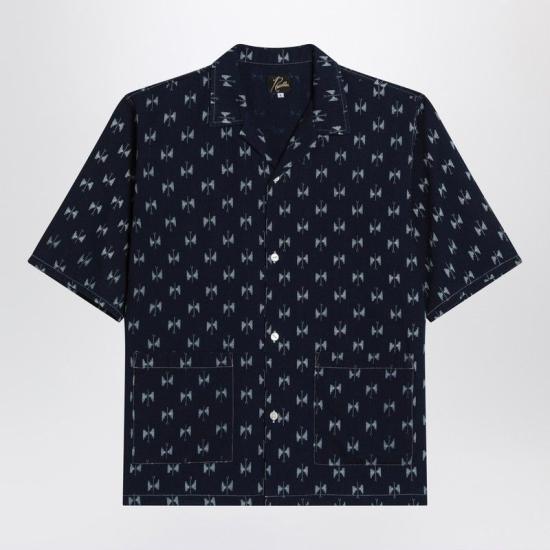 25SS 니들스 반팔 셔츠 QV186CO PA BLUE