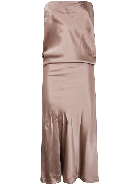 25SS 엔타이어 스튜디오 롱 스커트 ESWS257008MA BROWN