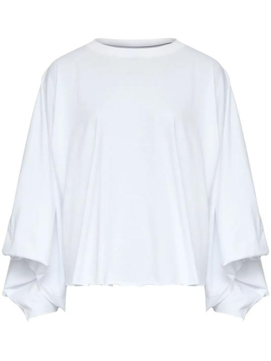 25SS MM6 메종마르지엘라 긴팔 티셔츠 S62NH0038M20115 100 WHITE