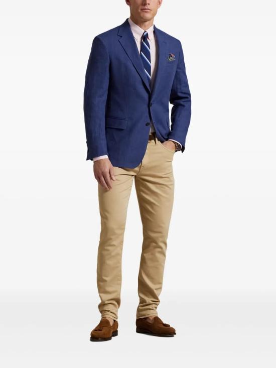 25SS 폴로 랄프로렌 긴팔 셔츠 710929346015 CARMEL PINK PURPLE - POLO RALPH LAUREN