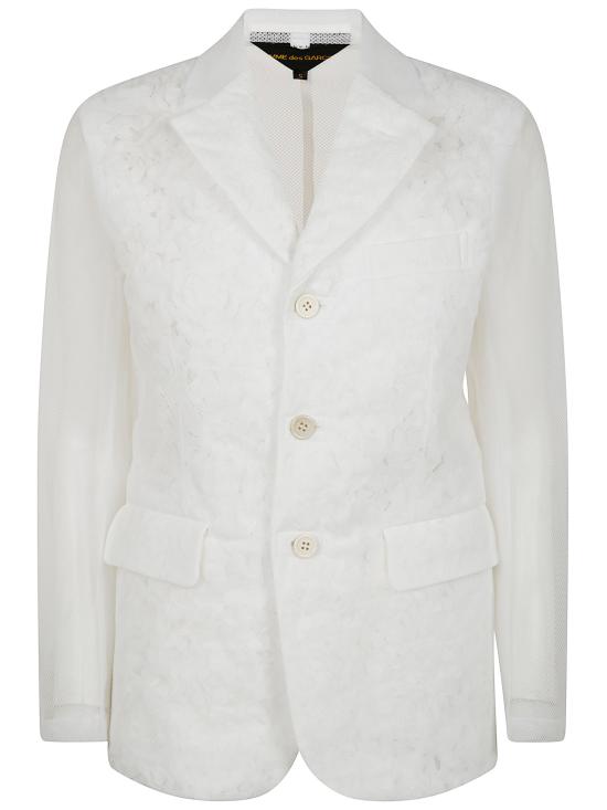 25SS 꼼데가르송 자켓 GOJ005 1 WHITE
