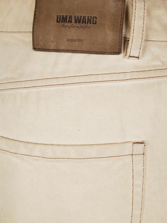 25SS 우마 왕 스트레이트 팬츠 UW3038 UW102 WHITE - UMA WANG