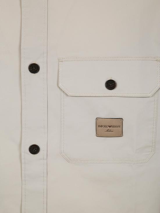 25SS 엠포리오 아르마니 반팔 셔츠 EM001522AF13810 U1098 GREY - EMPORIO ARMANI