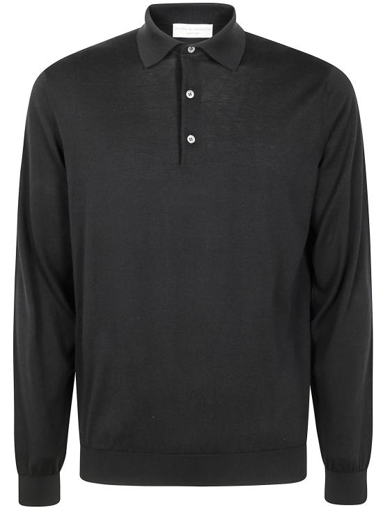 25SS 필리포 드 로렌티스 스웨터 PL1MLSU18R 990 BLACK