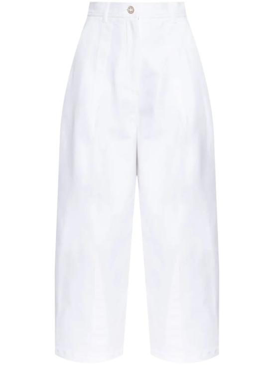 25SS 막스마라 스트레이트 팬츠 2511131042600 001 WHITE - MAX MARA