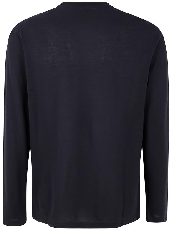 25SS 자노네 긴팔 티셔츠 815204ZG380 Z0015 BLACK - ZANONE