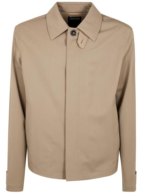 25SS 에르메네질도제냐 자켓 RUFT24A9F112 LIGHT BROWN