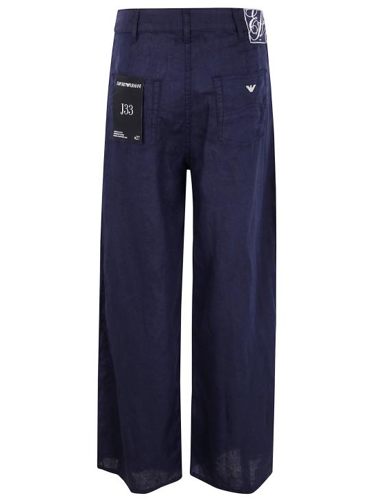 25SS 엠포리오 아르마니 스트레이트 팬츠 EW000019AF12679 UB115 BLUE - EMPORIO ARMANI