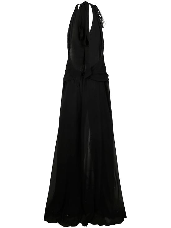 25SS 블루마린 롱 원피스 P544A308A N0990 BLACK - BLUMARINE