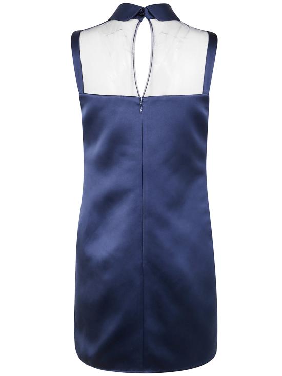 25SS 엘리자베타프랜치 미디 원피스 AB79652E2 DC8 BLUE - ELISABETTA FRANCHI