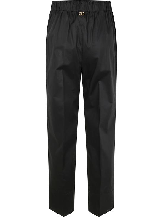 25SS 트윈셋 스트레이트 팬츠 251TT202E 00006 BLACK - TWINSET