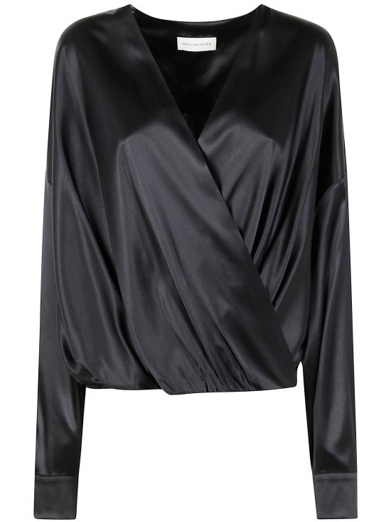 25SS 드리스 반 노튼 블라우스 2510107151032 900 BLACK