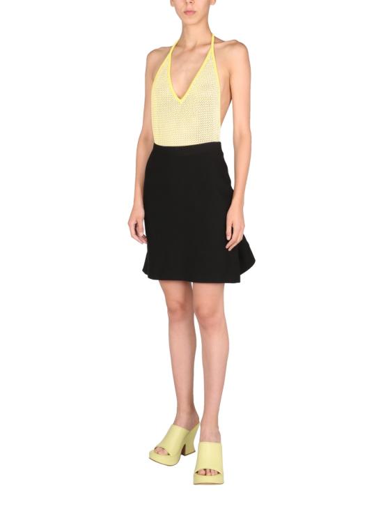  보테가베네타 미디 스커트 666516 V12V01000 BLACK - BOTTEGA VENETA