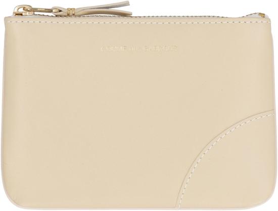  꼼데가르송 클래식 레더 라인 파우치  SA8100 OFFWHITE - COMME DES GARCONS