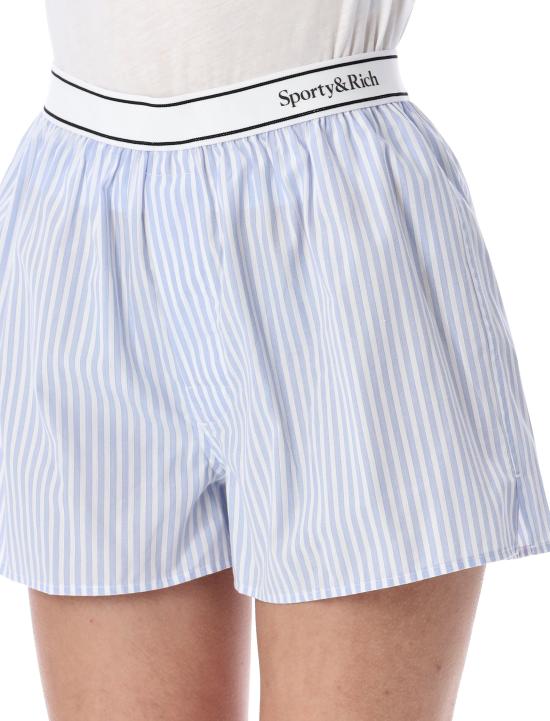 25SS 스포티앤리치 스트레이트 팬츠 SH015612300ST08 3917 LIGHT BLUE STRIPED - SPORTY & RICH