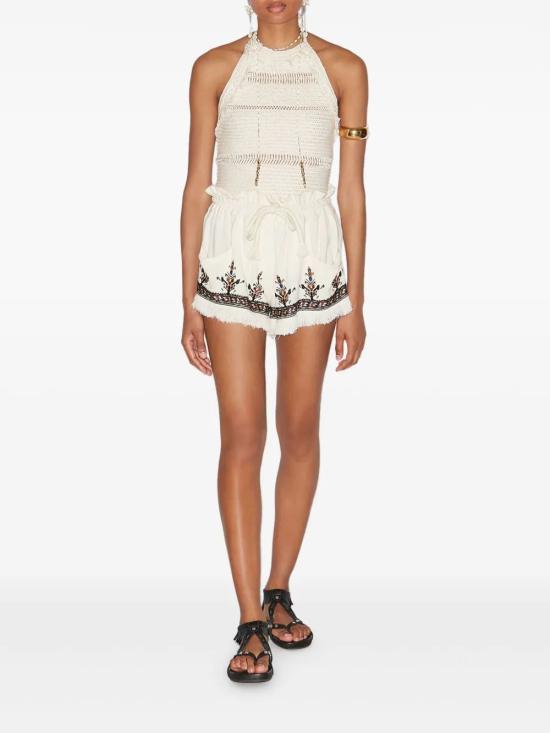 25SS 이자벨마랑에뚜왈 아랄리안 마크라메 니트 백리스 스웨터 PU0660FAC1L09E23EC ECRU - ISABEL MARANT ETOILE