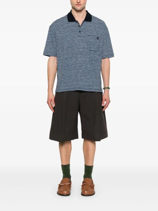 25SS 에트로 스웨터 MRMD001599JR503S9880 MULTICOLOUR ON PALE BLUE BASE - ETRO