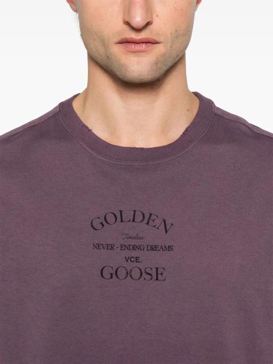 25SS 골든구스 스웨터 GMP01220P00185845345 PURPLE BLACK - GOLDEN GOOSE